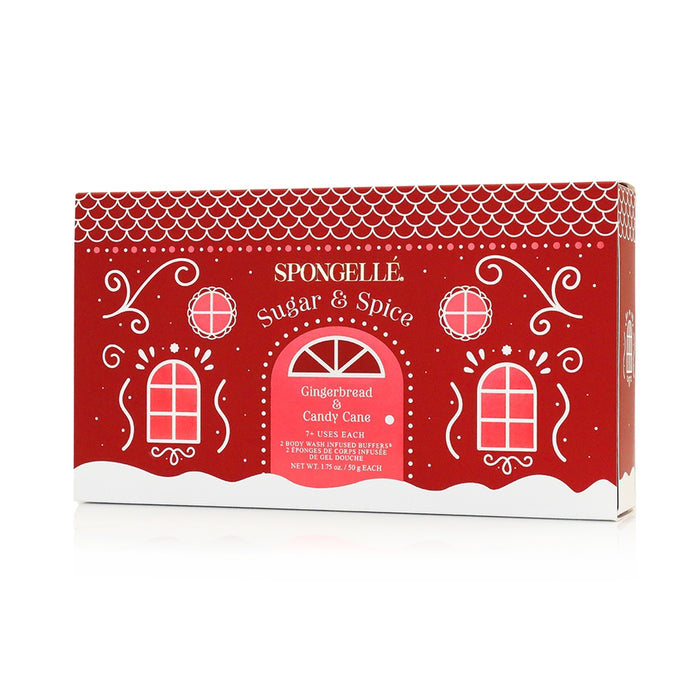 Spongellé - Sugar & Spice Gingerbread Holiday Gift Set Christmas Gift