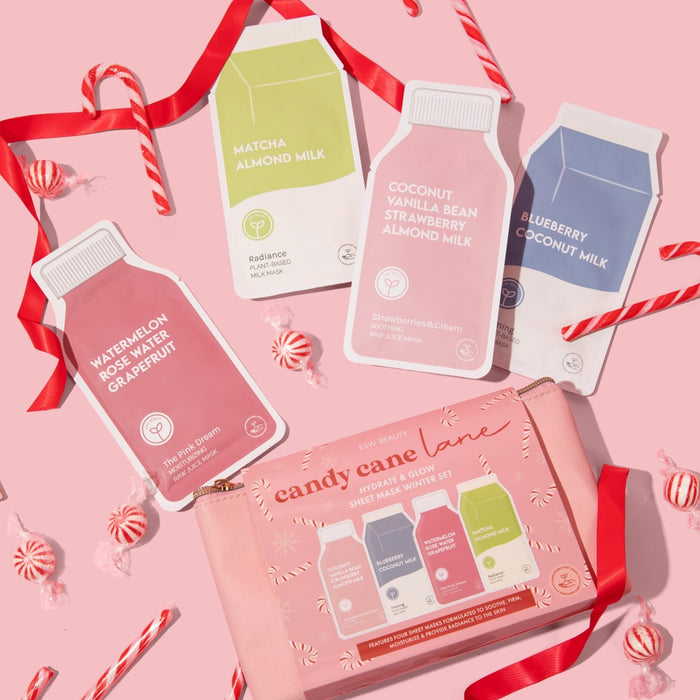 ESW Beauty - Candy Cane Lane Glowing Radiant Skin Sheet Mask Set